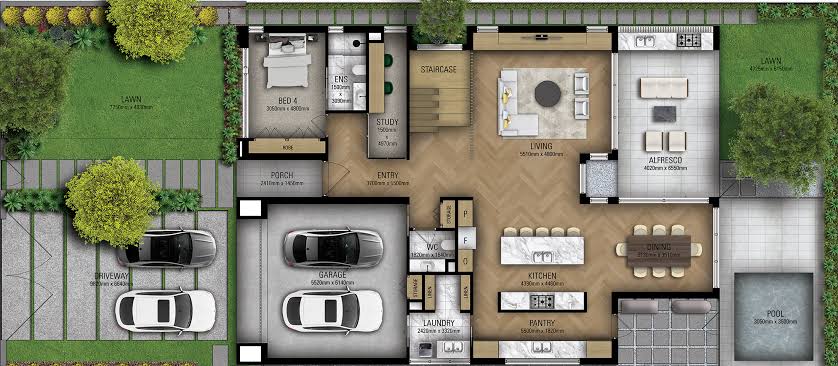 2D Floor Plans
